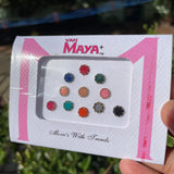 Stone Round Bindis (Colors available)