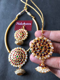 Kemp stones jumkha neckpiece set