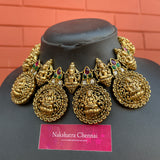 Premium Antique Matte Goddess Grand Choker Set