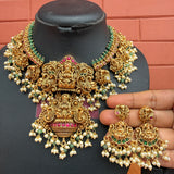 Premium Gutapusalu Grand Bridal Short Chain Set