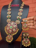 Premium Kundan jadau Grand Tamara Haram set
