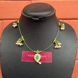 Premium Jadau Mango Invisible chain