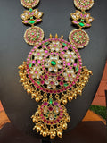 Premium Kundan jadau Grand Tamara Haram set