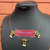 Imitation kemp Square stones with pearl drops (Colors Available)
