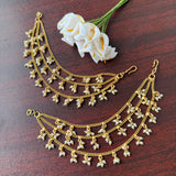 Premium Pearl Three layer Simple Ear Chain
