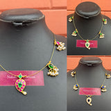 Premium Jadau Mango Invisible chain