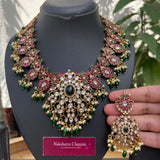 Premium Real kemp Victorian Grand Short Neckpiece set