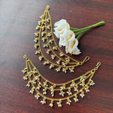 Premium Pearl Three layer Simple Ear Chain
