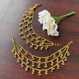 Premium Antique beads Simple Three layer Ear chain