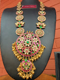 Premium Kundan jadau Grand Tamara Haram set