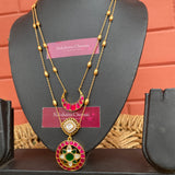 Jadau Kundan Two layer Simple Set