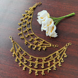 Premium Antique beads Simple Three layer Ear chain