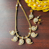 Two-In-One Jadau Mango Short Chain set