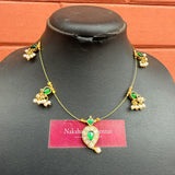Premium Jadau Mango Invisible chain