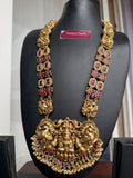 Premium Kemp Goddess Grand Bridal Haram Set