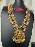 Premium Kemp Guttapusalu Goddess Haram set