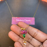 Jadau Tamara single pendant Invisible chain