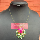 Jadau Kundan Simple Flower Invisible chain