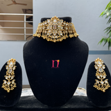 Sharmili - Premium Kundan stones Choker set