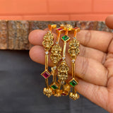 Premium Antique Goddess Bangles (set of 4)