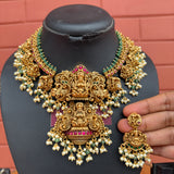 Premium Gutapusalu Grand Bridal Short Chain Set