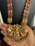 Premium Kemp Goddess Grand Bridal Haram Set
