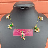 Premium Jadau Mango Invisible chain