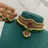Premium Kemp stones high raise choker set (colors available)