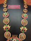 Premium Kundan jadau Grand Tamara Haram set