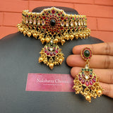 Premium Kemp stones high raise choker set (colors available)