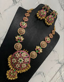 Premium Kundan jadau Grand Tamara Haram set