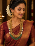 Premium Matte Goddess Grand Long Haram Set