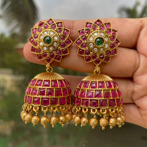 Premium Matte Real kemp Grand Bridal Flower Jumkha
