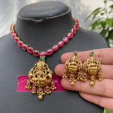 Premium Real kemp Goddess Short Chain Set