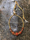 Rudraksha Kemp beads pipe choker neckpiece (colors available)