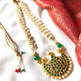 Megha - with pearl strands