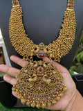 PRE-BOOK | Premium Antique Dual Peacock Grand Haram Set