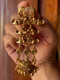PRE- BOOK |Premium Antique polish Haathi Bridal Haram Set