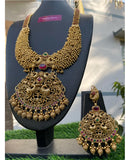 PRE-BOOK | Premium Antique Dual Peacock Grand Haram Set