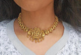 Brass Finish Real kemp Grand Goddess Choker set