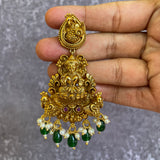 Pre-Book | Premium Real Gold Alike Antique Goddess Intricate Detailing Grand Choker Set