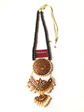 Kemp Stones  big round pendant midlength Neckpiece
