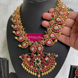 Kundan Jadau Short Haram Bridal Set