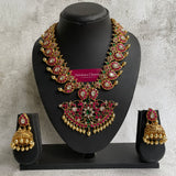 Kundan Jadau Short Haram Bridal Set