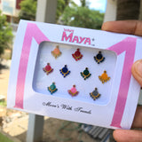 Stone bindis with design (colors available)