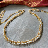 Premium Matte Pearl bunch Simple Waist Chain