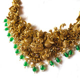 Pre-Book | Premium Real Gold Alike Antique Goddess Intricate Detailing Grand Choker Set