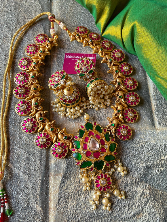 Premium Kundan Jadau Tamara Combo Set