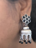 German Silver mahal jumkha (colors available)