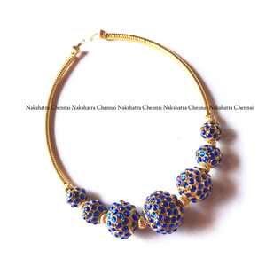 Rudraksha Kemp beads pipe choker neckpiece (colors available)